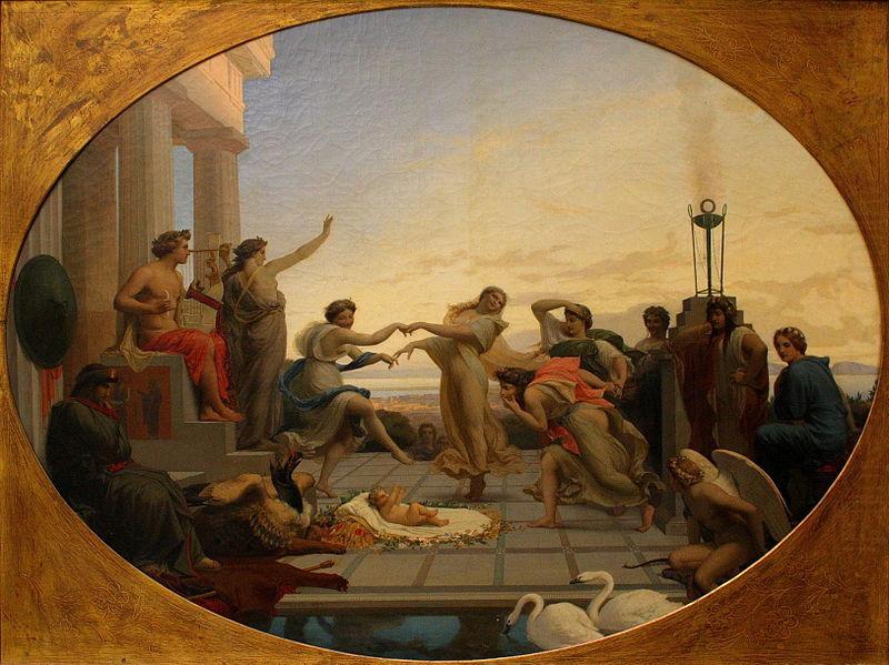 The birth of Pindar, Henri-Pierre Picou